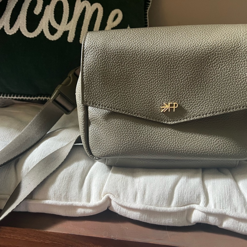 FP Movement by Free People Olive Crossbody Bag with Gold Accent